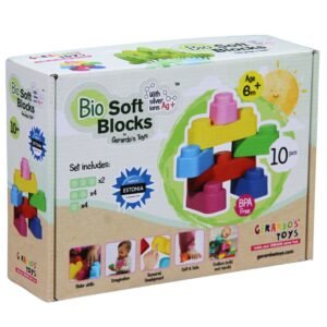 Mīksto klucīšu komplekts – 10 gab.