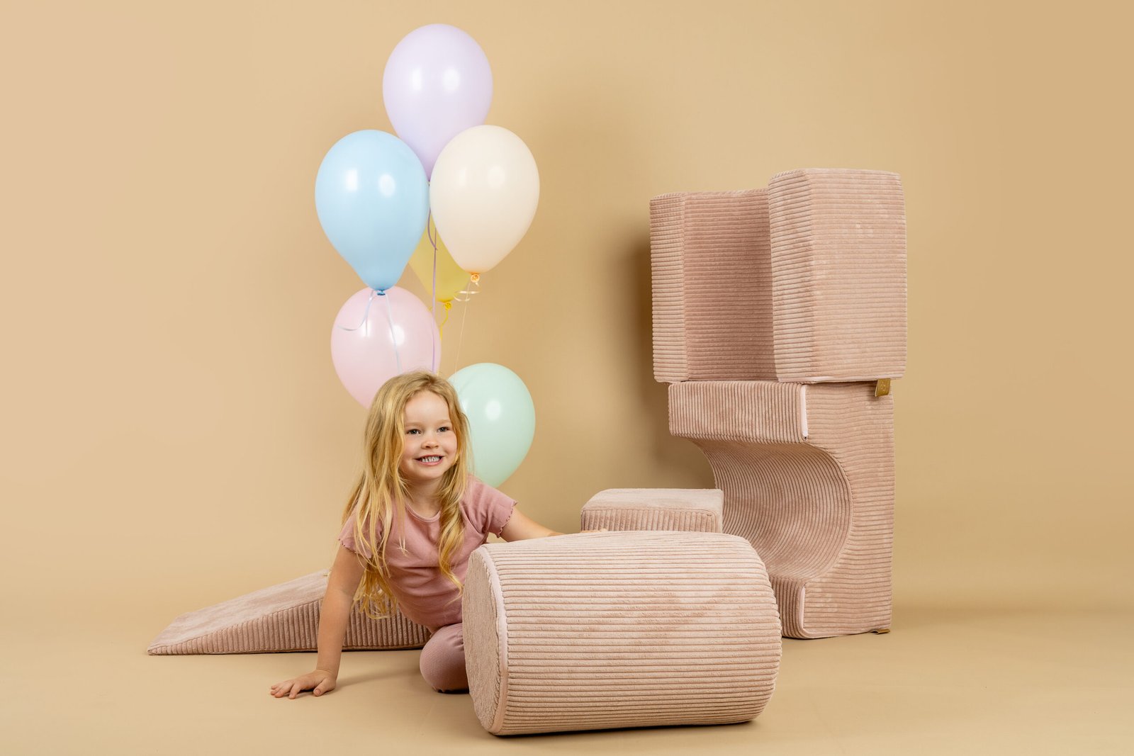 Estētisko formu komplekts, 4 elementi – pūderrozā krāsā - Image 6