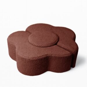 Putu ziedu formu komplekts, 3 elementi, Bearly tumši brūns