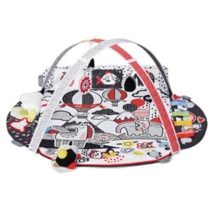 2-in-1 rotaļu paklājs un bumbu baseins zīdaiņiem